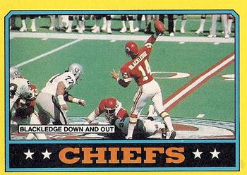 1986 Topps #303 Chiefs Team Leaders Front