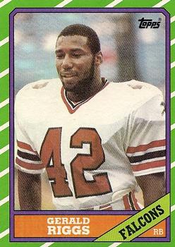 1986 Topps #362 Gerald Riggs Front