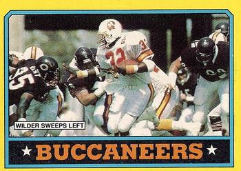 1986 Topps #372 Buccaneers Team Leaders Front
