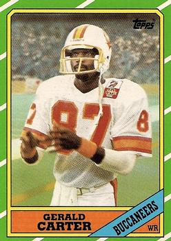 1986 Topps #377 Gerald Carter Front