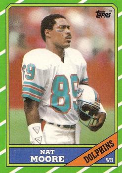 1986 Topps #50 Nat Moore Front