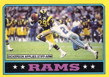 1986 Topps #76 Rams Team Leaders Front