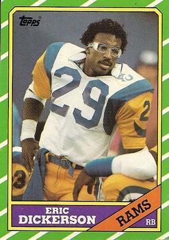 1986 Topps #78 Eric Dickerson Front
