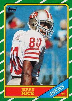 1986 Topps #161 Jerry Rice Front
