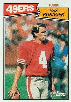 1987 Topps #118 Max Runager Front