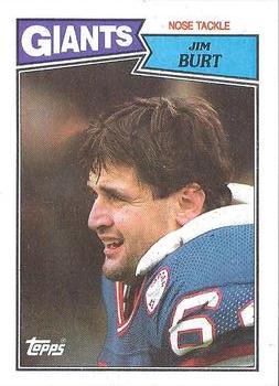 1987 Topps #22 Jim Burt Front
