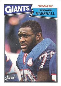 1987 Topps #23 Leonard Marshall Front