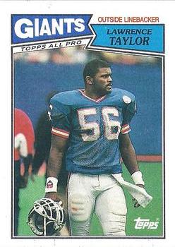 1987 Topps #26 Lawrence Taylor Front