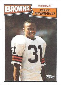 1987 Topps #92 Frank Minnifield Front