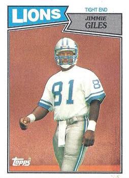 1987 Topps #324 Jimmie Giles Front