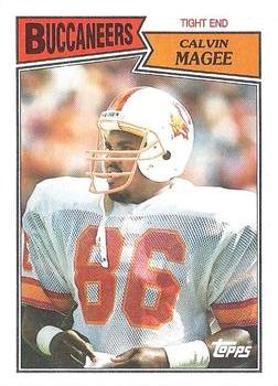 1987 Topps #389 Calvin Magee Front
