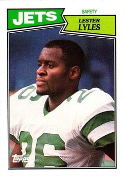 1987 Topps #142 Lester Lyles Front