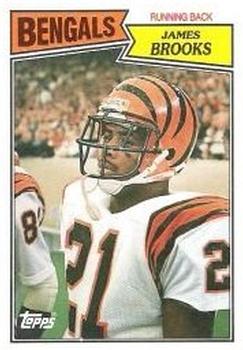 1987 Topps #186 James Brooks Front