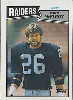 1987 Topps #225 Vann McElroy Front