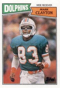 1987 Topps #237 Mark Clayton Front