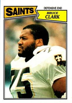 1987 Topps #281 Bruce Clark Front