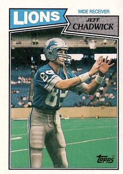 1987 Topps #321 Jeff Chadwick Front