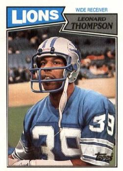 1987 Topps #322 Leonard Thompson Front