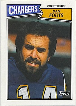 1987 Topps #340 Dan Fouts Front