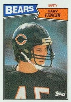 1987 Topps #62 Gary Fencik Front