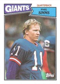 1987 Topps #10 Phil Simms Front