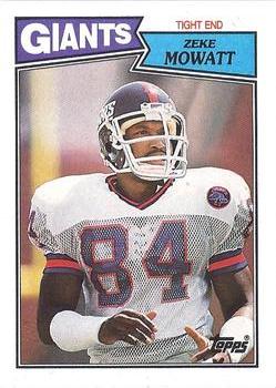 1987 Topps #18 Zeke Mowatt Front
