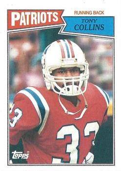 1987 Topps #99 Tony Collins Front