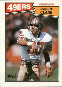 1987 Topps #116 Dwight Clark Front