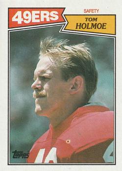 1987 Topps #124 Tom Holmoe Front