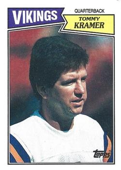 1987 Topps #199 Tommy Kramer Front