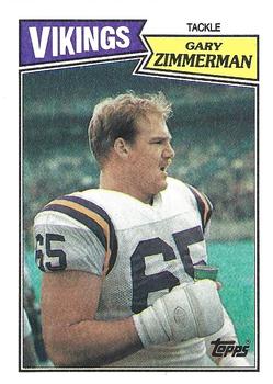1987 Topps #207 Gary Zimmerman Front