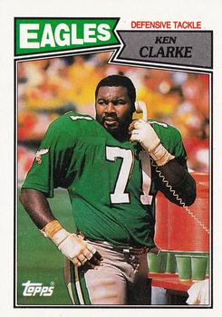1987 Topps #302 Ken Clarke Front