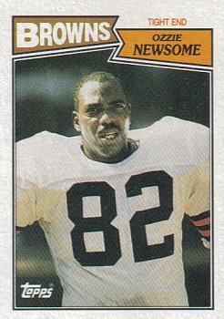 1987 Topps #85 Ozzie Newsome Front