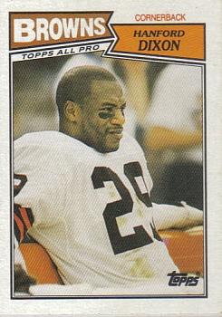 1987 Topps #93 Hanford Dixon Front