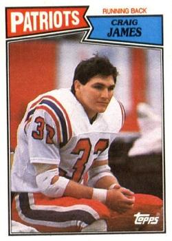 1987 Topps #98 Craig James Front