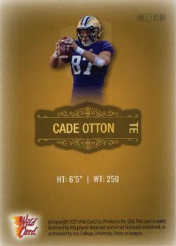 2022 Wild Card Matte #MB-9 Cade Otton Back
