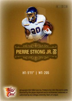 2022 Wild Card Matte #MB-94 Pierre Strong Jr. Back