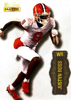 2022 Wild Card Matte - White #MB-70 Justyn Ross Front