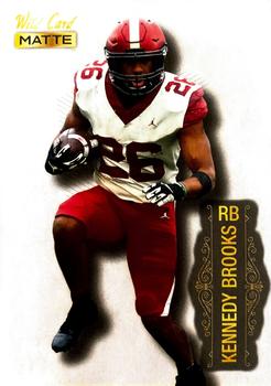 2022 Wild Card Matte - White #MB-74 Kennedy Brooks Front