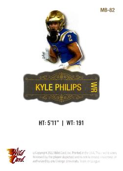 2022 Wild Card Matte - White #MB-82 Kyle Philips Back