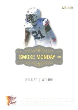 2022 Wild Card Matte - White #MB-109 Smoke Monday Back