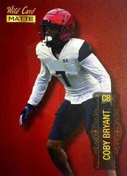 2022 Wild Card Matte - Red #MB-19 Coby Bryant Front