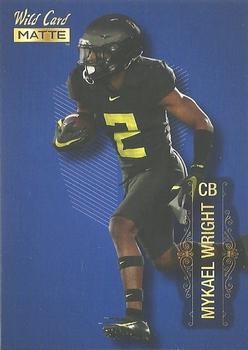 2022 Wild Card Matte - Blue #MB-87 Mykael Wright Front