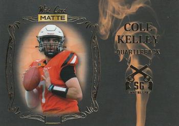 2022 Wild Card Matte - Smoking Guns Black/Orange #SG-2 Cole Kelley Front