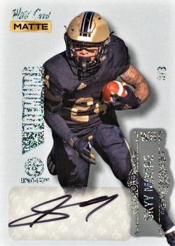 2022 Wild Card Matte - Autographs Black/Special Foil Two #MB-A Skyy Moore Front