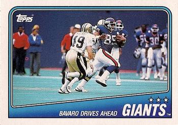 1988 Topps #271 Giants Team Leaders - Mark Bavaro Front