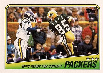 1988 Topps #314 Packers Team Leaders - Phillip Epps Front