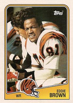 1988 Topps #343 Eddie Brown Front