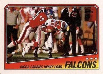 1988 Topps #383 Falcons Team Leaders - Gerald Riggs Front