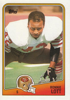 1988 Topps #51 Ronnie Lott Front